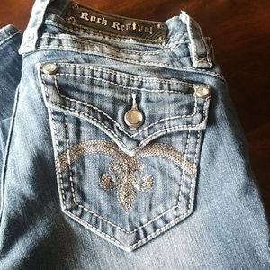 Rock revival jeans regular length.